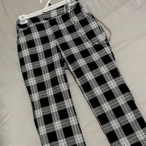 Plaid joggers